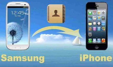 كيفية نقل الاسماء من سامسونج الى ايفون