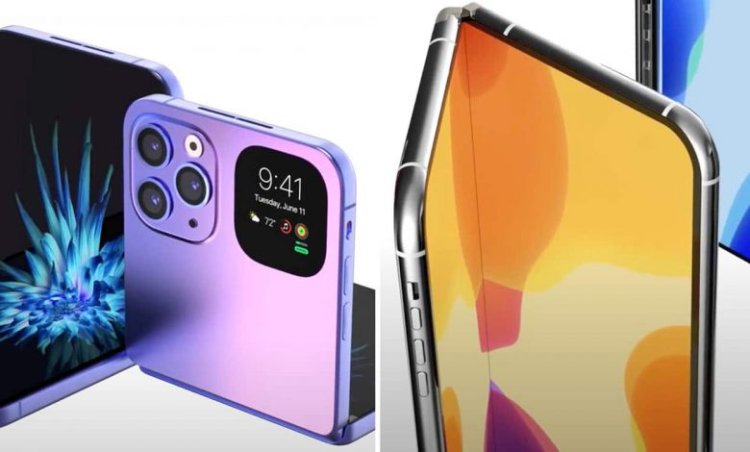 أيفون القابل للطي : أهم المعلومات عن تصاميم الشاشة جديد - قد يحتوي iPhone على شاشة هاتف Samsung Galaxy Z Fold 3