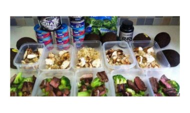 جدول غذائي لبناء العضلات للمبتدئين